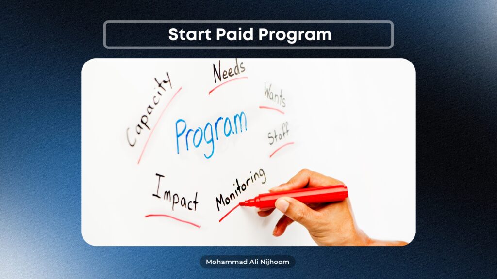Papid Program Instructions Start Paid Program – Mohammad Ali Nijhoom