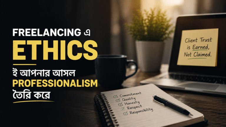Freelancing এ Ethics কেন Professionalism এর সবচেয়ে গুরুত্বপূর্ণ অংশ