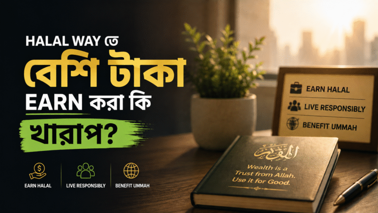 Halal Way তে বেশি টাকা Earn করা কি খারাপ?